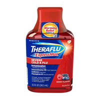 Theraflu ExpressMax Severe Cold and Flu Syrup Berry Flavor, 8.3 oz 04/22