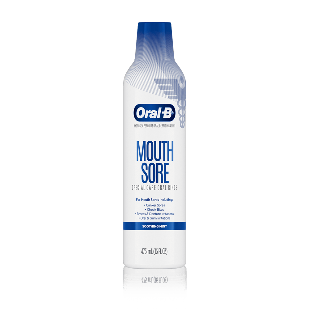 Oral-B Mouth Sore Soothing Mint 475mL DLC: Fev 2024