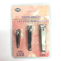 Sondu Lux Coupe-Ongles avec Limes 3Pcs