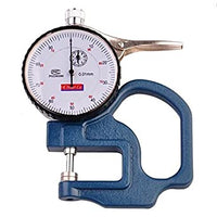 Jian Ya Na Thickness Gage, 0-10mm Dial Thickness Gauge Leather Cloth