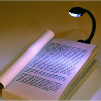 
              Mini lampe de lecture LED avec pince et support flexible, lumière brillante, idéale pour la lecture, le voyage, la chambre à coucher
            