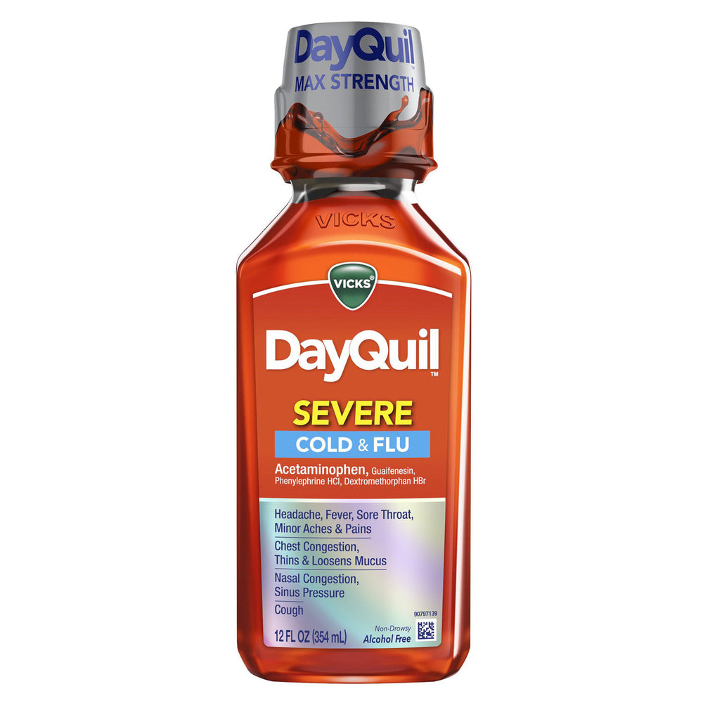 Vicks DayQuil Cough DM and Congestion Medicine 354mL DLC: Mai2025