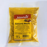 Mosaïque Curcuma Moulu 100g DLC:02/23