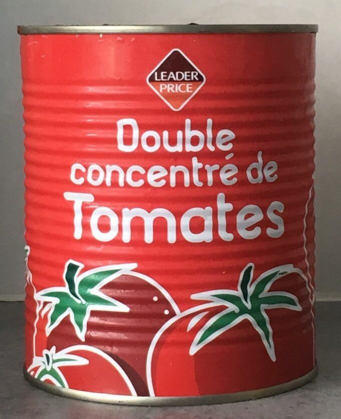 Double concentré de Tomates - Leader Price 880g DLC: AVRIL/21