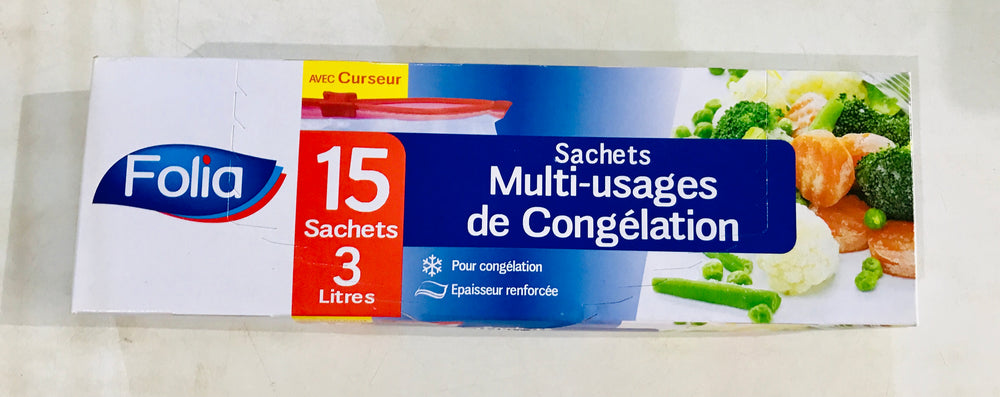 Folia Sachets Multi Usages de Congélation 3L