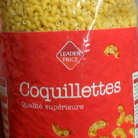 Coquillettes - Leader Price - 1 kg DLC: AVRIL/2023