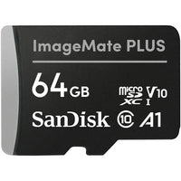 
              SanDisk 64GB ImageMate PLUS microSDXC UHS-1 Memory Card with Adapter - 130MB/s,
            