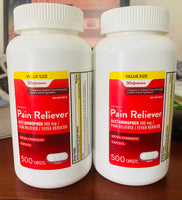 
              Pain Reliever acetaminophen 500 mg 10Ct DLC: 12/22
            