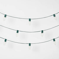 
              25ct Christmas Incandescent C9 String Lights Clear - Wondershop
            
