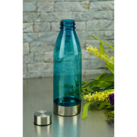 
              Mainstays 22 oz Blue and Silver Plastic Water Bottle with Screw Cap 650mL
            