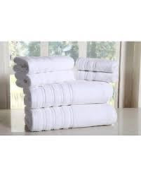 Luxury 100% Cotton 6-Piece Towel Set, 650 GSM Hotel Collection, Super Soft and