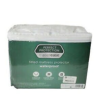 ALLEREASE PERFECT PROTECTION Fitted Mattress Protector Twin Waterproof