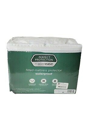 ALLEREASE PERFECT PROTECTION Fitted Mattress Protector Twin Waterproof