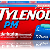 TYLENOL PM Extra Strength Caplets 150ct DLC: 07/24