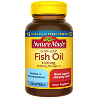 Fish Oil 1200mg 60 soft gels DLC: MAR 2025