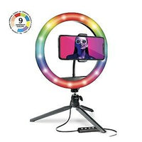 Bower 10" RGB Mobile Selfie RingLight Studio Kit