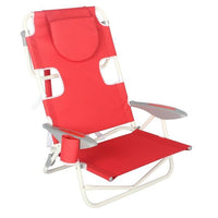 
              Face Down On Your Back Beach Chair - Red - Ostrich
            