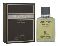 
              INFINITY MEN Pour Homme 3.4 oz Spray Eau De Toilette by Fragrance Couture
            