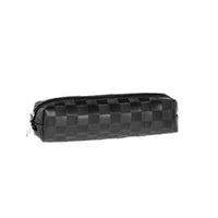 Cristo Trousse Rectangulaire 21 x 5 cm - Collection Damiers - Noir