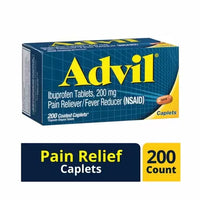 Copie de Advil Pain Reliever and Fever Reducer Ibuprofen 200Mg for Pain Relief - 200 Coa DLC: 02/25