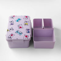 
              36oz Kids Cat Print Bento Box Purple - Cat & Jack
            