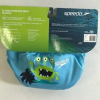 NWT Speedo UV 50+ Reusable Swim Diaper w/Snaps Small 6 Months 10-18 lbs Teal