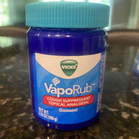 Vicks VapoRub Cough Suppressant Topical Analgesic Ointment 100 g