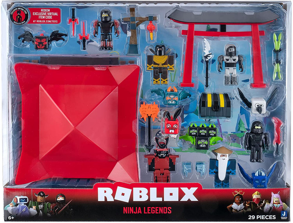 Roblox Action Collection - Ninja Legends Deluxe Playset (Includes Exclusive Virtual Item)