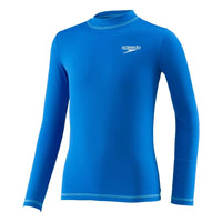 Speedo Activewear Youth LS Rashguard L - Blue - L(14/16 An