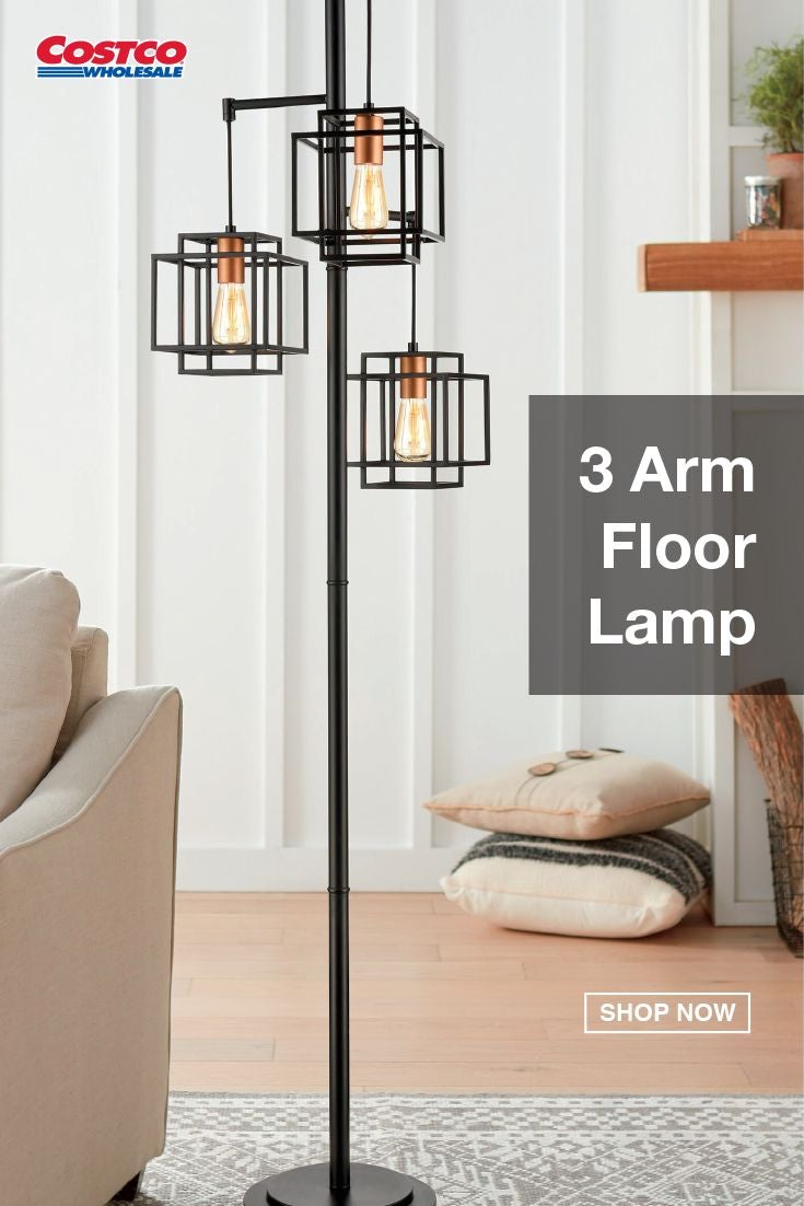 Kelsey 3 Arm Floor Lamp