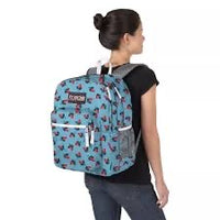 Trans by JanSport 17" Supermax Backpack - Strawberry Harvest Blue Topaz