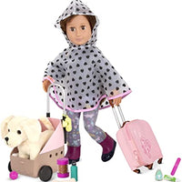 Our Generation Passenger Pets Doll & Pet Travel Accessory Set for 18" Dolls (Please be advised that sets may be missing pieces or otherwise incomplete.)