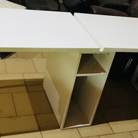 Tribesigns L Shaped Rotating Corner Desk Laptop Table and 2 Tier Shelves