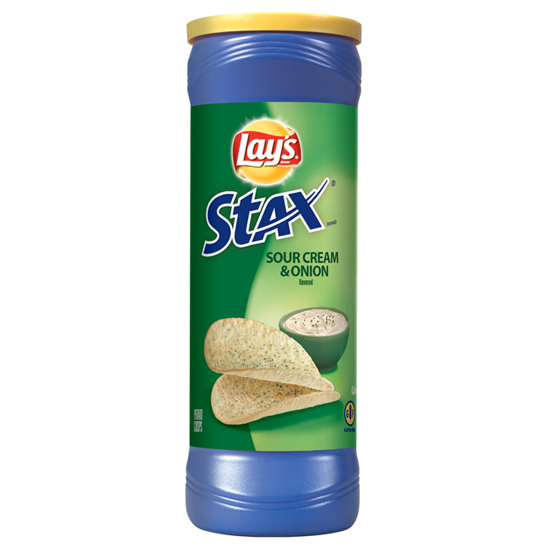 Lays Stax Sour Cream & On 155g DLC 09 Decembre 2020