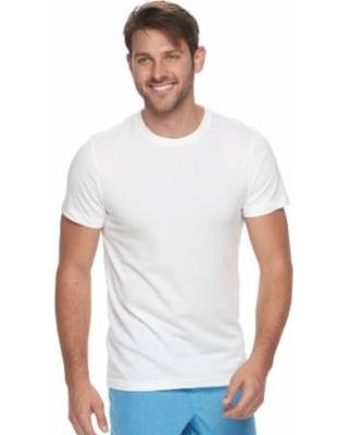 Men's Reebok 1pack Crewneck Tees, Size: L, White