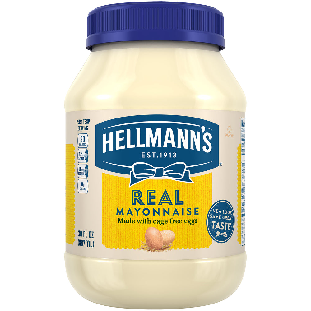 Hellmann's Real Mayonnaise, 30 fl oz (887mL) DLC: Août24