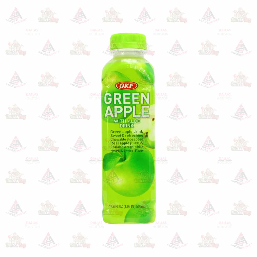 Okf Green Apple With Aloe 500mL 14-JUIN24