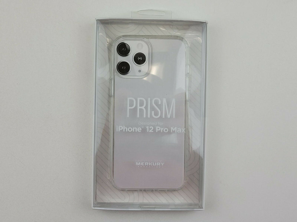 Merkury Innovations Prism Clear Hard Shell Phone Case - Apple iPhone 12 Pro Max