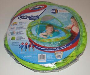 Swimways Infant Baby Spring Float with Canopy