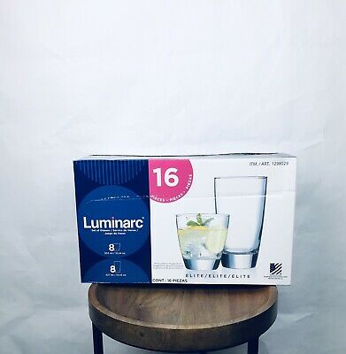 Luminarc 16 piece Glass set