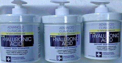 Advanced Clinicals Hyaluronic Acid Cream Moisturizer Skin Care (454 g)