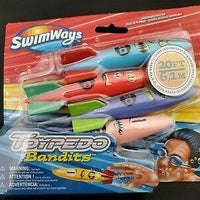 SwimWays Toypedo Bandits Dive Sticks Pool/Bath Toy 4 Pack