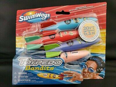 SwimWays Toypedo Bandits Dive Sticks Pool/Bath Toy 4 Pack