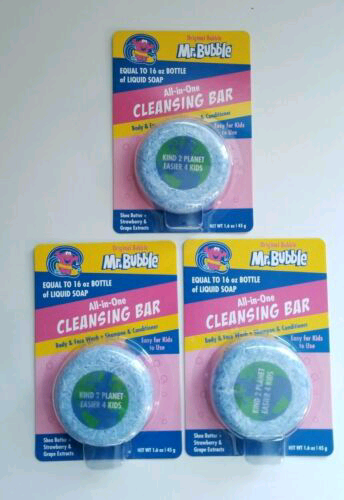 Mr Bubbles All-in-One Cleansing Soap Bar Body