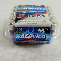 30pak ACDelco AA Super Alkaline Batteries MAX POWER