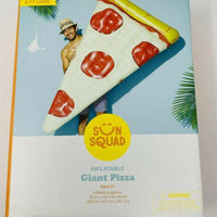 Sun Squad Giant Pizza Slice Inflatable Pool Float -MCI Adult - 6 Ft Tall